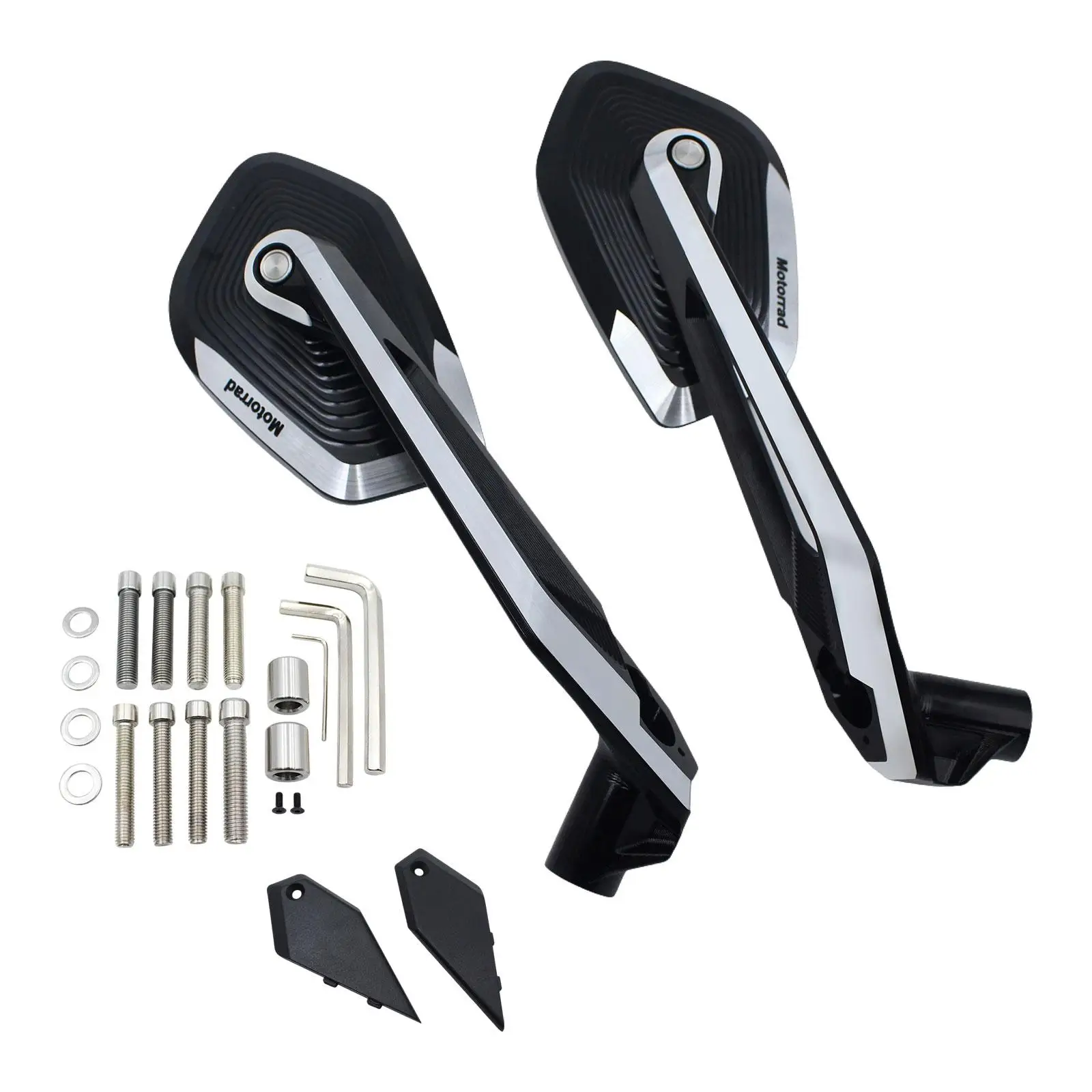 Rear View Side Mirrors Kit Accessory 1 Pair for R1250GS Adventuer Sturdy