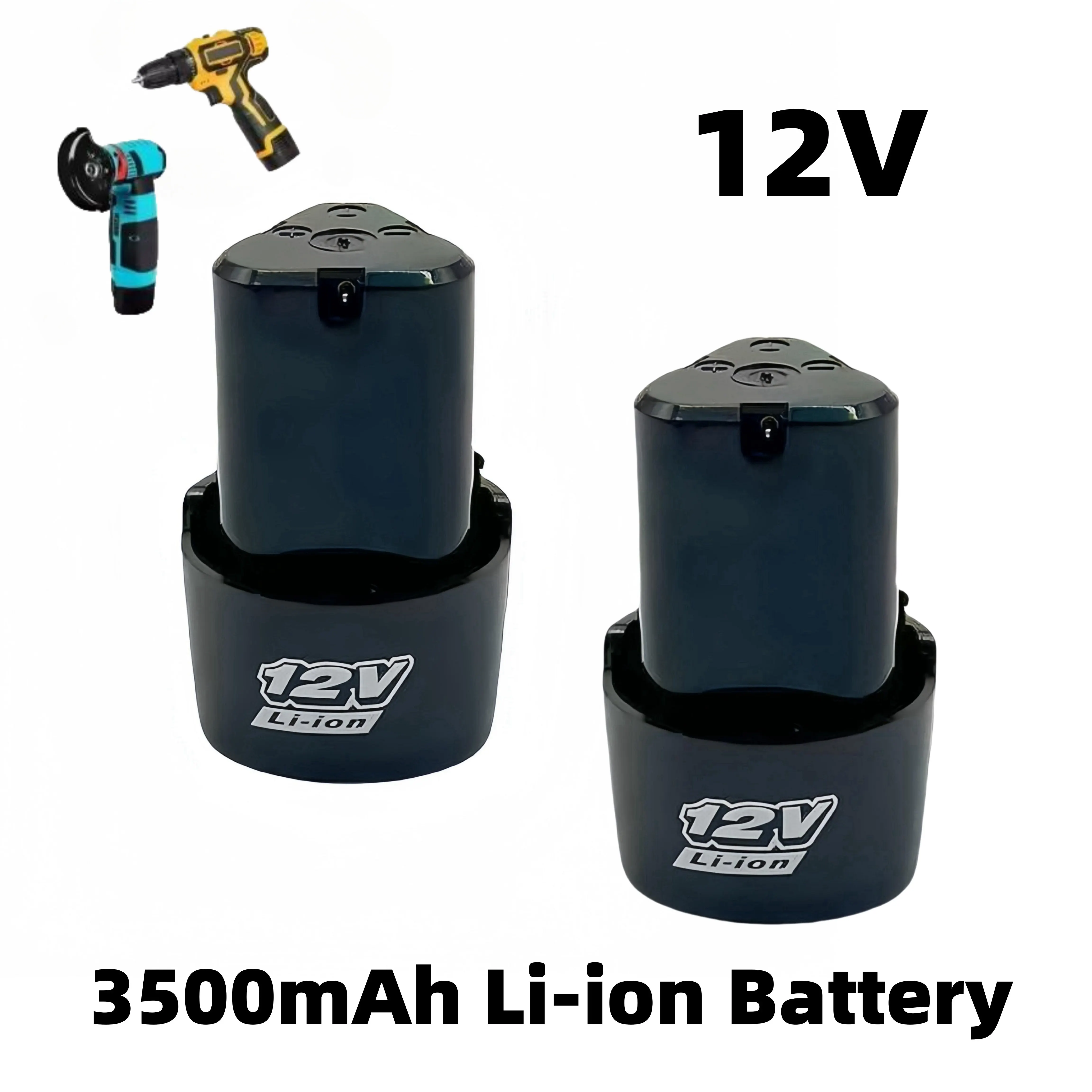 Latest rechargeable lithium-ion battery 12V 3500mAh electric screwdriver, drill, mini angle grinder tool battery