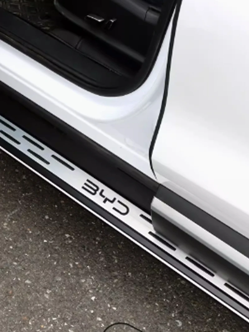 Zijdelingse opstap voor BYD Seal U Song Plus DM-i EV 2023-2025 loopplank nerf bar aluminium legering pedaal met beugels 2 stuks accessoires