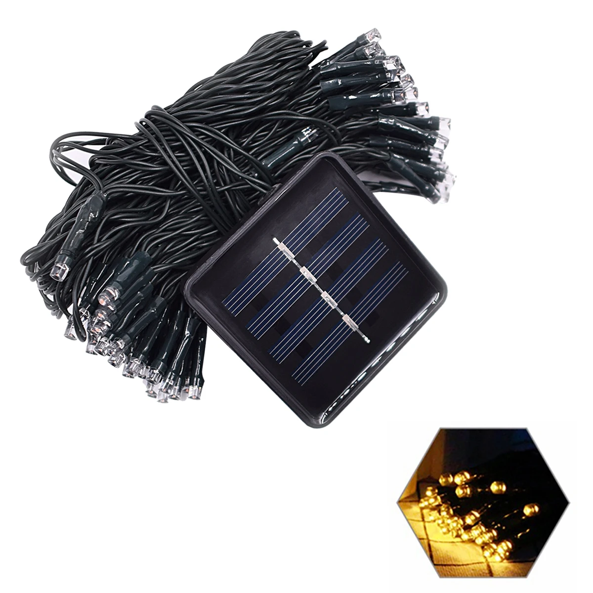 12 metri 100 LED luci solari per esterni luci da giardino ad energia solare luci da giardino paesaggio strada percorso illuminazione giardino noi