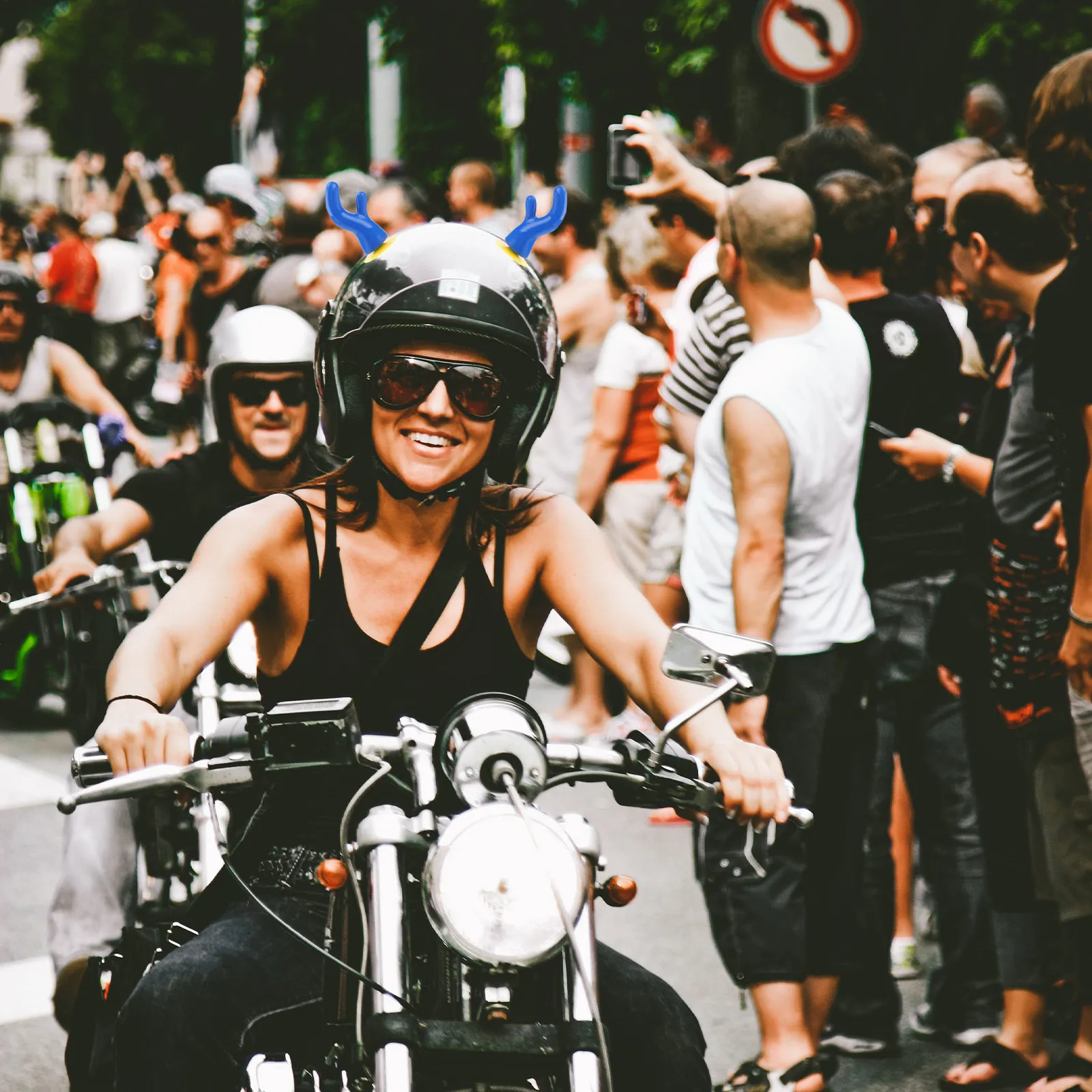 

8pcs Antler Suction Cup Decor For Bright Color Motorcycle Accessories Kids Teens Girls Boys Decoration