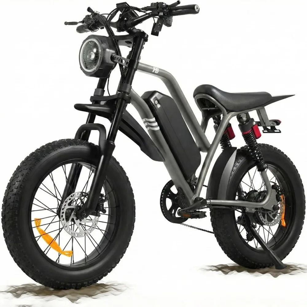 

Электровелосипед для взрослых с двигателем 1500 Вт, 20-дюймовыми широкими шинами, аккумулятором 48В 20Ач, 7-скоростной трансмиссией, двойными дисковыми тормозами, настраиваемый под заказ