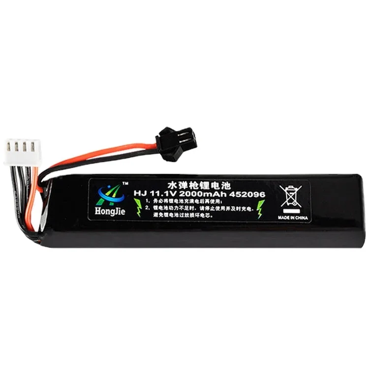 11.1V 2000mAh Gel Ball Blasterlithium Battery Tactical Edition