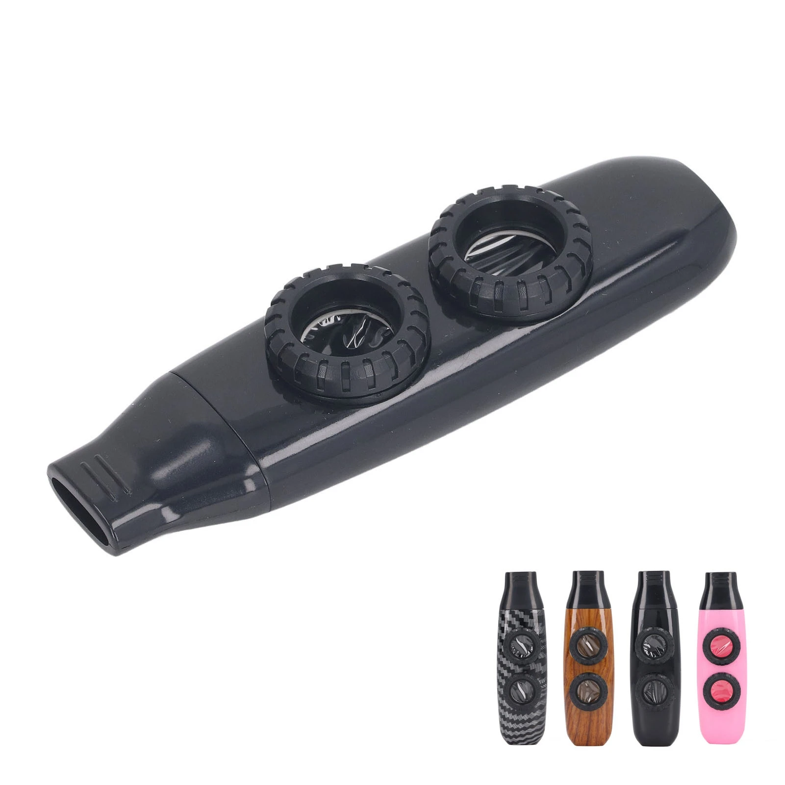 카주 플루트 듀얼 홀 플루트 조절 가능한 악기 다이어프램 포함 연주용 카주 플루트 악기