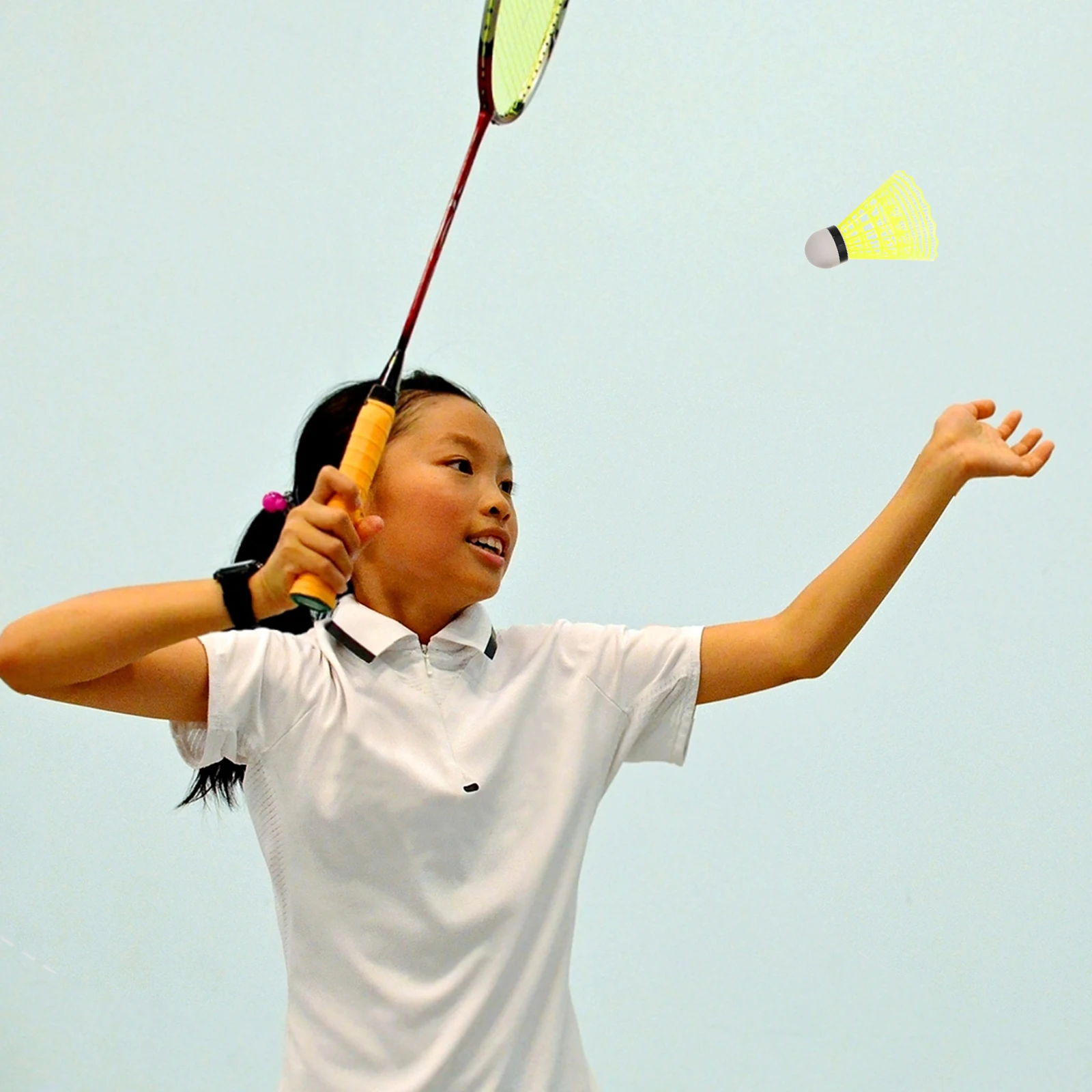 Badminton Training Tool Rubber Ball Practice Equipment Solo Home Trainer Shot Return Smash Serve Fitness Machine
