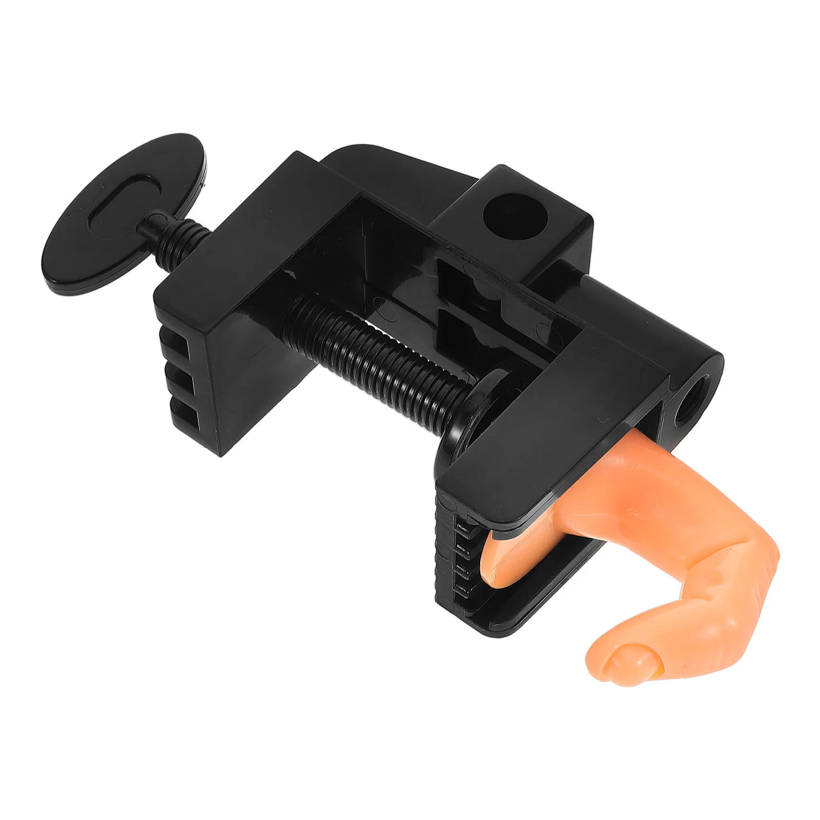 

Manicure Finger Nail Art Practice Adjustable Clamp Designed Training Tool Soft Skin Color Fake Finger Nail Practice Tool