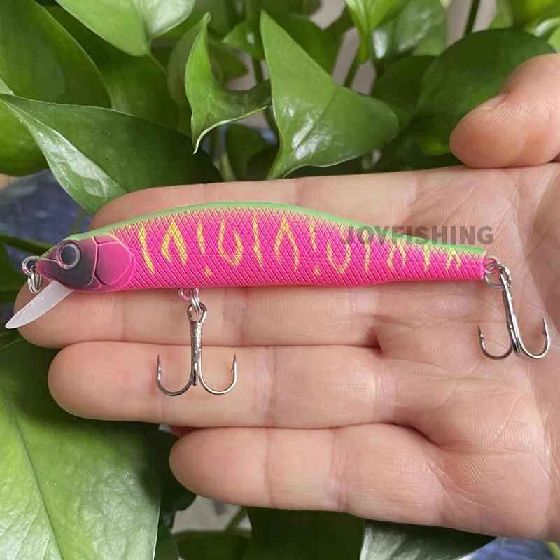 1PCS 90mm 11g Floating Minnow Lake Fishing Bait Isca Pesca Artificial Trout Carp Fishing Minnow Wobbler Artificial Bait 9128