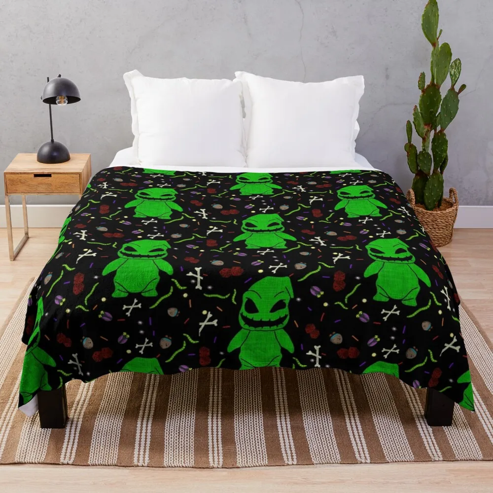 Oogie boogie Throw Blanket Large Nap Blankets