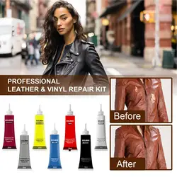 20ml Car Leather Repair Gel Cream Repair Filler Sofa Auto Seat Leather Complementary Repair Refurbishing Car Polishing Accessory