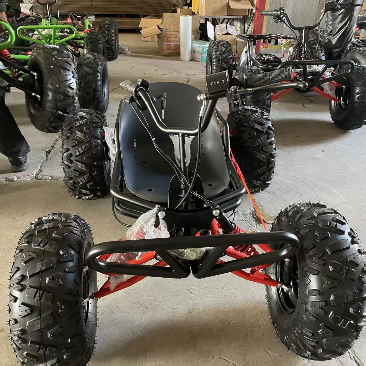

Electric 10-inch A-shaped Tires High Grip All-terrain Off-road Go-kart For City Parks Outdoor Pedal Go-kart 45km/h Max Speed