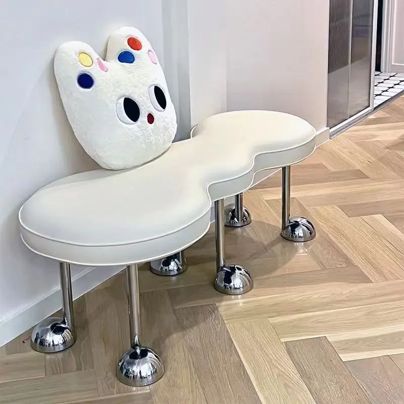 

Light luxury ant stool entry shoe change bedside stool simple long bed bedroom creative personality bedside