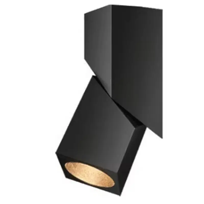 【CUSTOMER FAVORITE】LED Surface Mounted Ceiling Spotlight COB Technology Swivel Lamp-Indoor Adjustable Wall Light 360° Rotation D