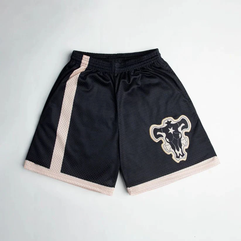 Bandai Black Clover Magic Knights Anime Shorts  Black Bull Golden Dawn Crimson Lion Silver Eagle Family Matching Summer Shorts