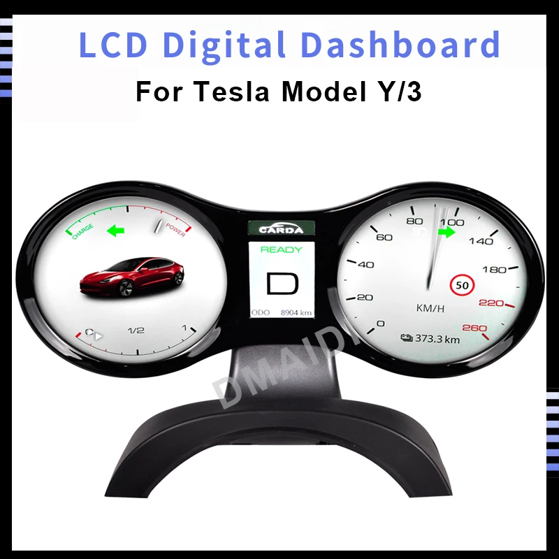 

Car LCD Digital Dashboard for Tesla Model 3 / Model Y Head-up Display Panel Gauges