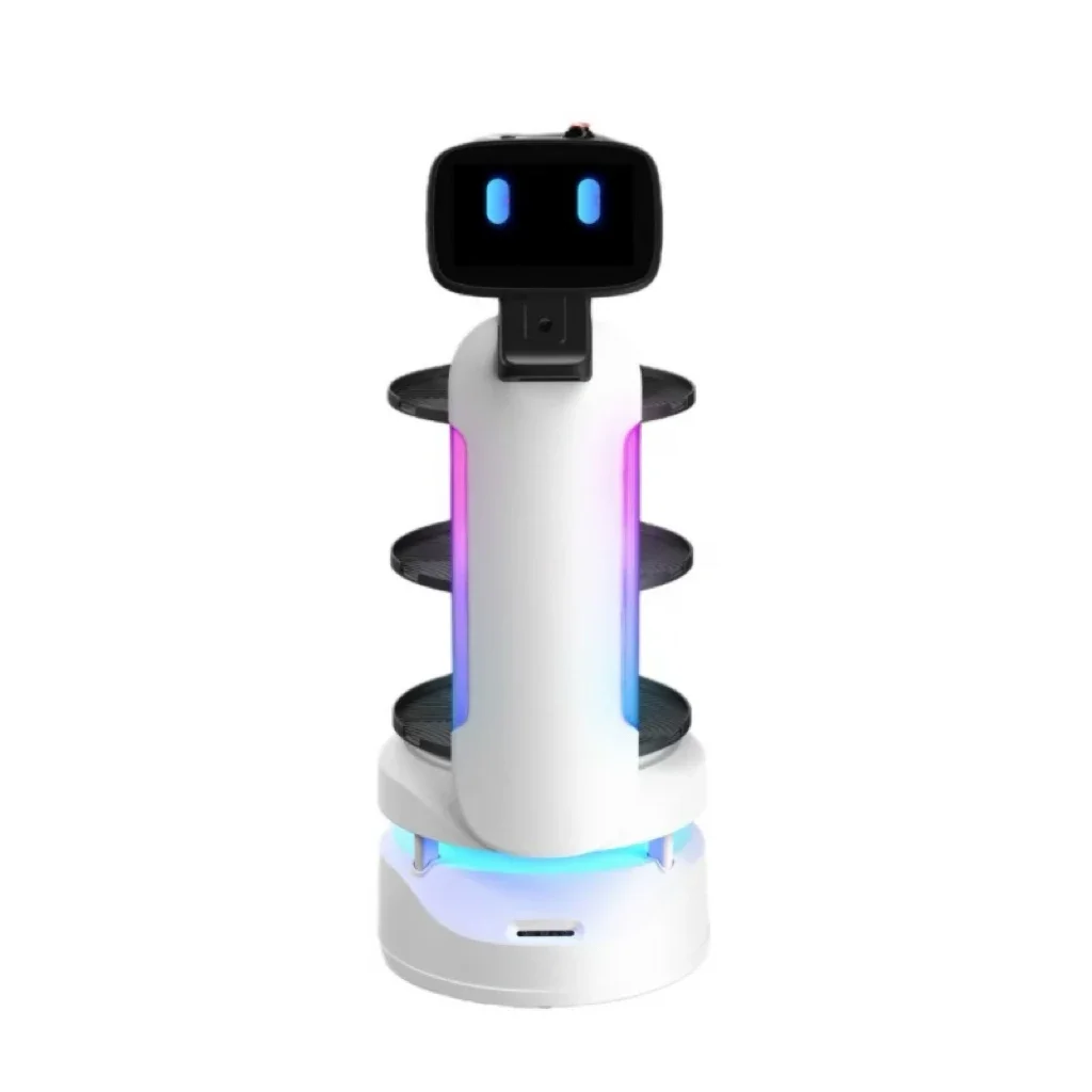 Supermarket Restaurant Waiter Robot Labor-Saving Commercial Delivery Robot for Food Serving Customer Service Delivery Robot