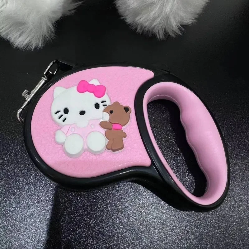 

Cinnamoroll Pochacco Anime Kawaii MINISO Walking Dog Retractable Adjustable Pet Rope Cute My Melody Supplies for Cats and Dogs