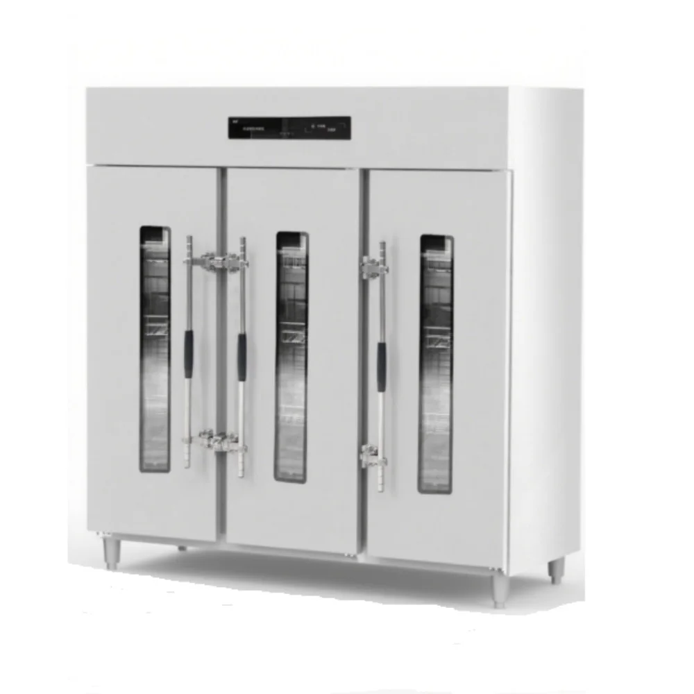 New Three-door High Temperature Hot Air Circulation Sterilizer With 304 Stainless Steel And Automatic Features