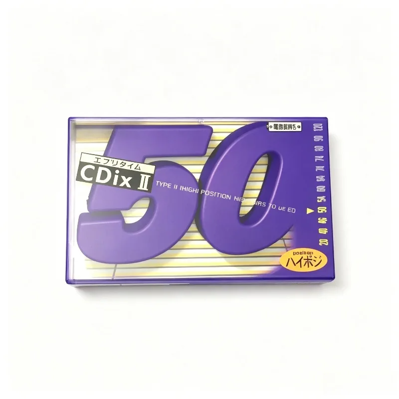 

100% Original New For Sony CDIXII 50min JP Type II Blank Cassette Sealed For Recording & Duplication