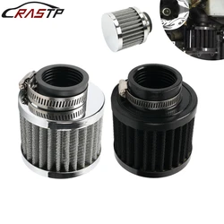 RASTP-Universal 35MM Interface Car Air Filters Cold Air Intake High Flow Crankcase Vent Cover Mini Breather Filters RS-OFI078