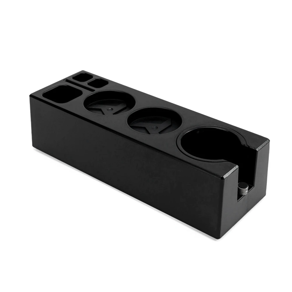 J1UL1N 51-58Mm ABS Coffee Filter Tamper Holder Coffee Knock Box Espresso Tamper Mat Stand Cafe Tools Coffee Accessories