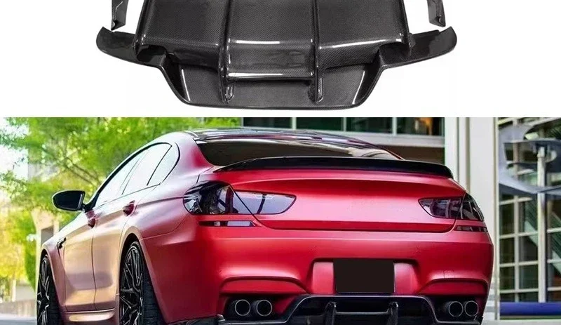 

Applicable, BMW Modified M6 F06 F12 F13 Carbon Fiber Rear Lip PSM Rear Lip Enclosure Diffuser