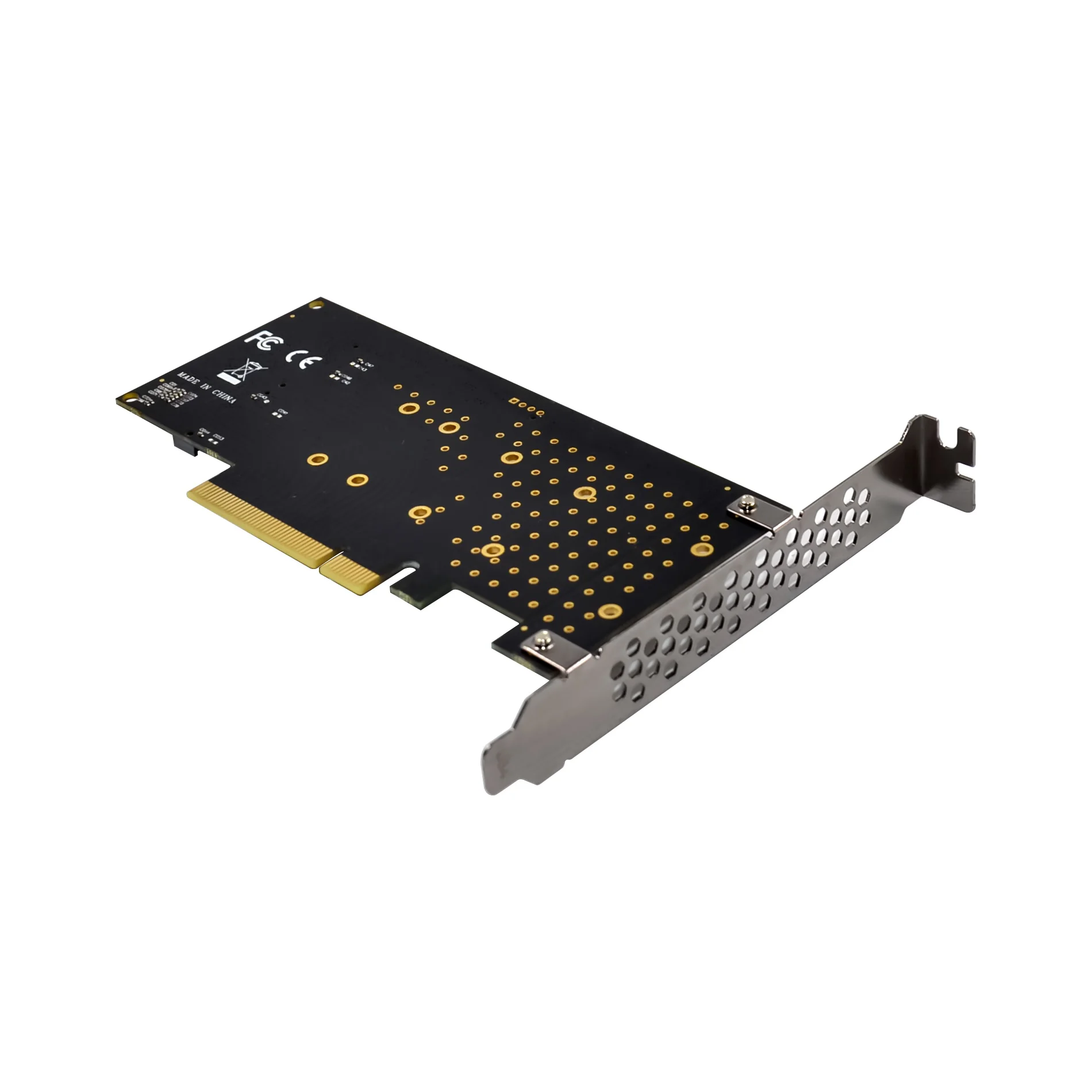 SUNWEIT ST573 PCI-E X8 2 puertos M.2 Key M Tarjeta NVMe 2 Nvme M2 SSDs PCIe SSD M Adaptador de llave