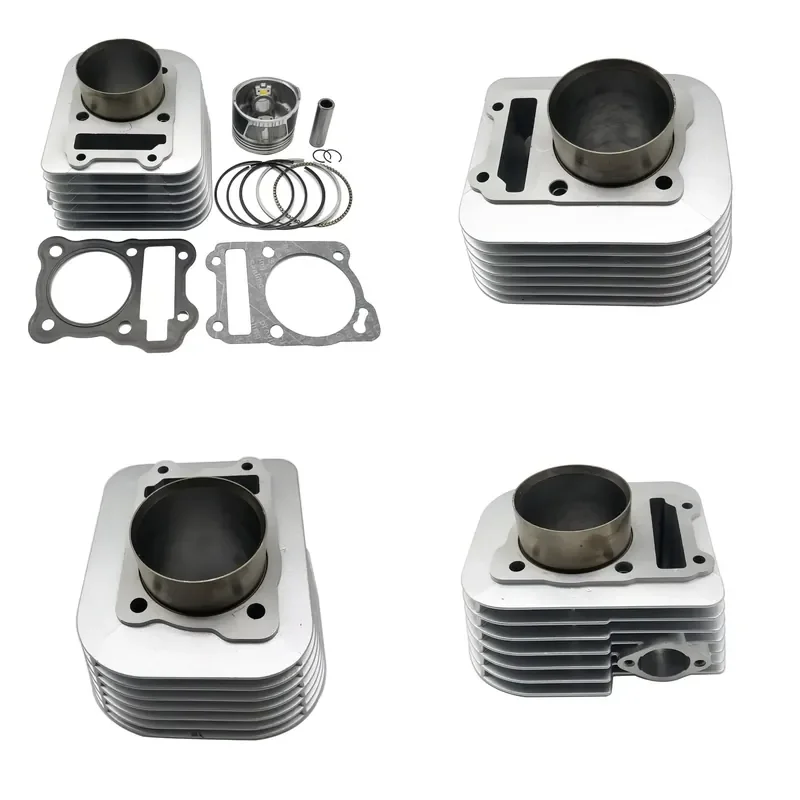 Kit Completo de Cilindro de Motor con Juego de Anillos de Pistón para Kayo Loncin ATV200-M-S AU200 ATV200 LX200M LC162FMK LX200S