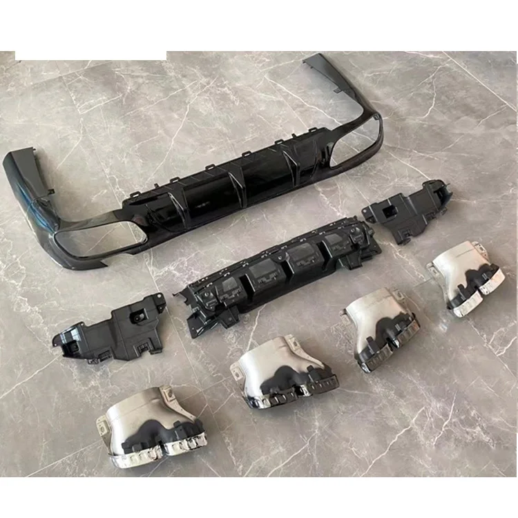 Заводские продажи Damei CLS63 Стиль бампера с выхлопным наконечником Задний диффузор для Mercedes Benz CLS W257 C257 2019-2026 Заводские продажи Damei CLS63 Стиль бампера с выхлопным наконечником Задний диффузор для Mercedes Benz CLS W257 C257 2019-2026