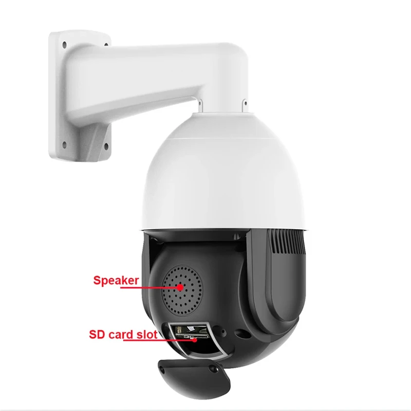 8MP 25fps 30fps Real Time Video Auto Human Tracking  Car Detection 36X Optical Zoom Laser IR RTMP Hikvision 360 POE Camera