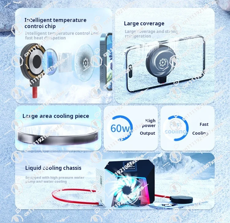 New 60W semiconductor liquid cooler with magnetic rear clip