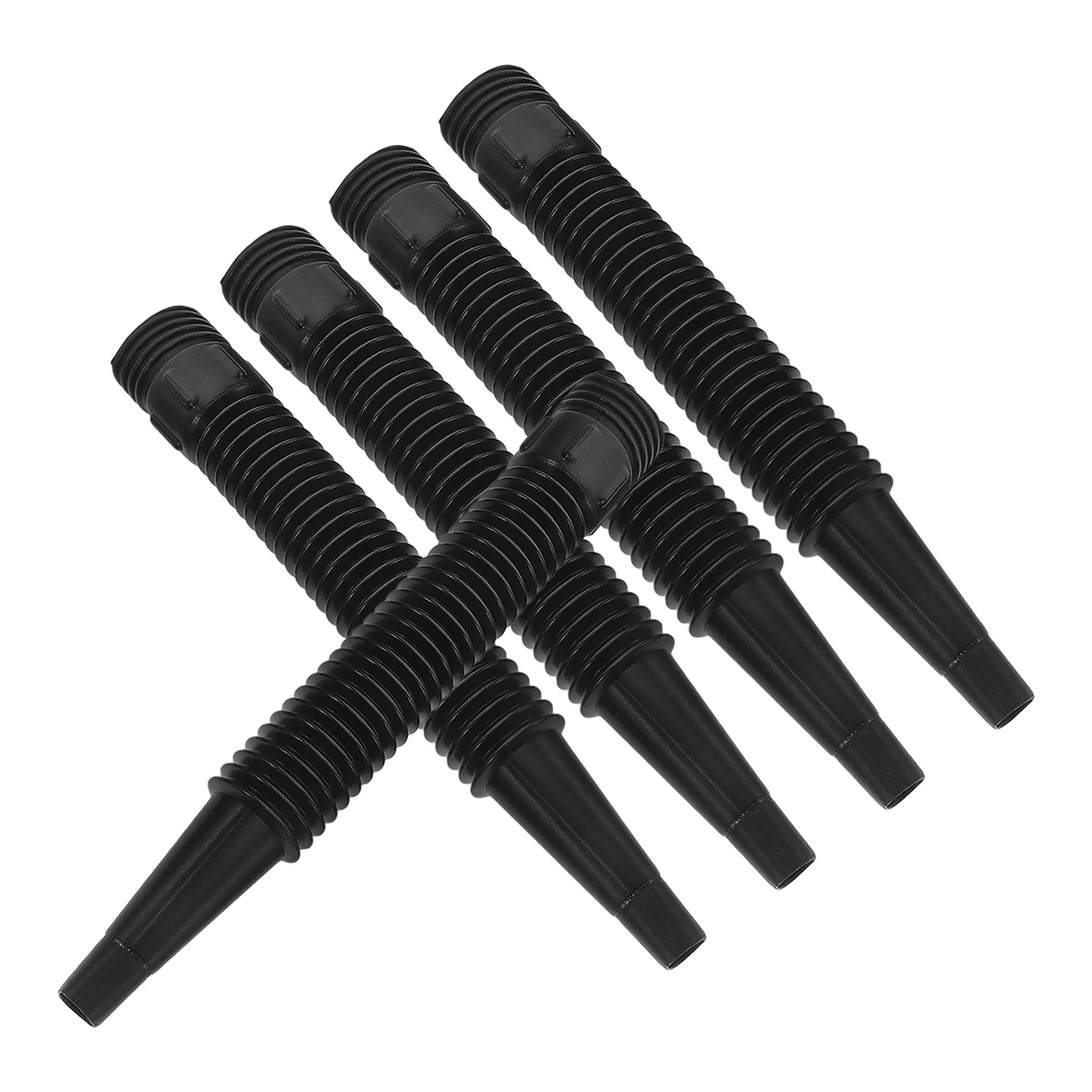 

5Pcs Flexible Plastic Extension Funnel Hose Oil Change Easy Transfer Tube for Cars Motorcycles Lawn Equipment Wear-Resistant