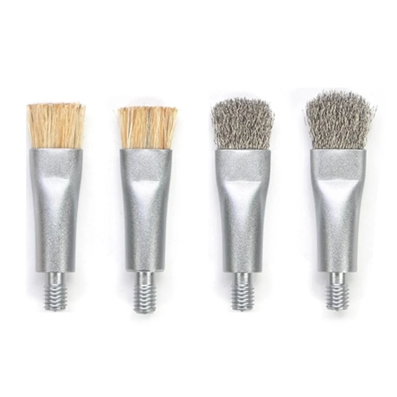

4Pcs Wire Bristles Brushes Replacement Heads for Motherboard IC Glues Removal and Repair Chip Protective