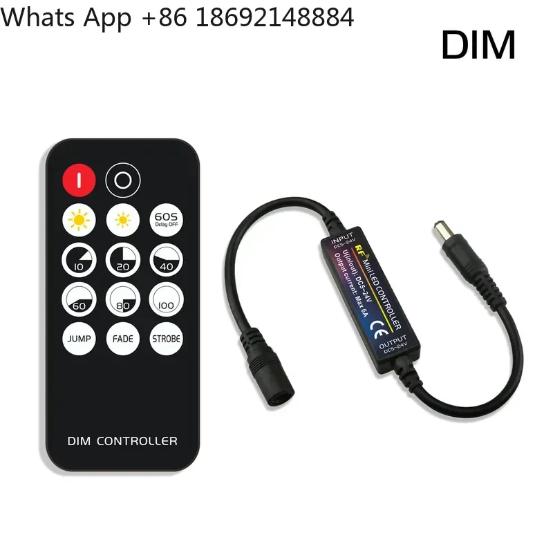 RF14 Key Mini Monochrome RF-M1 PWM Stepless Dimming