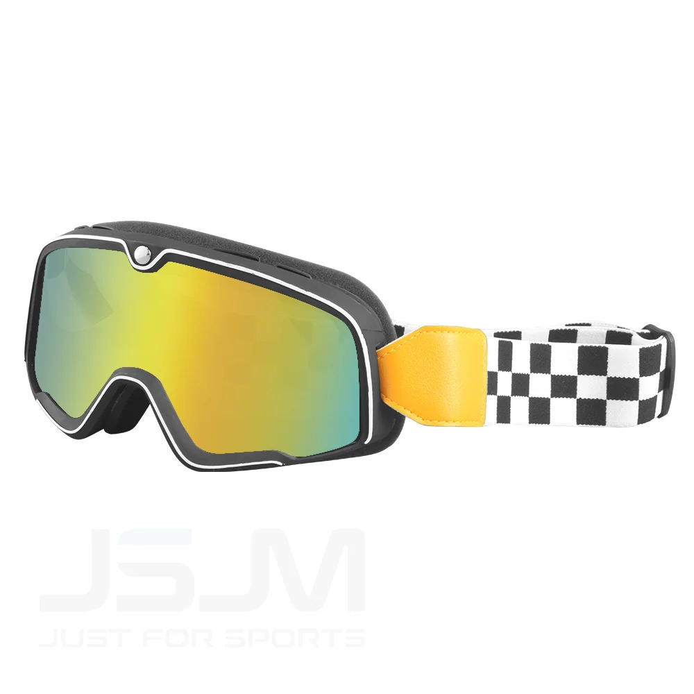 Gafas retro antiviento para motocross y cafe racer vintage - imagen 4