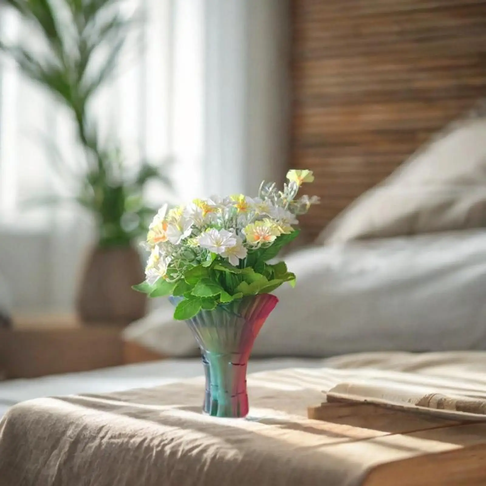 

Crystal Flower Vase Incenses Burner Modern Art Creative Design Household Home