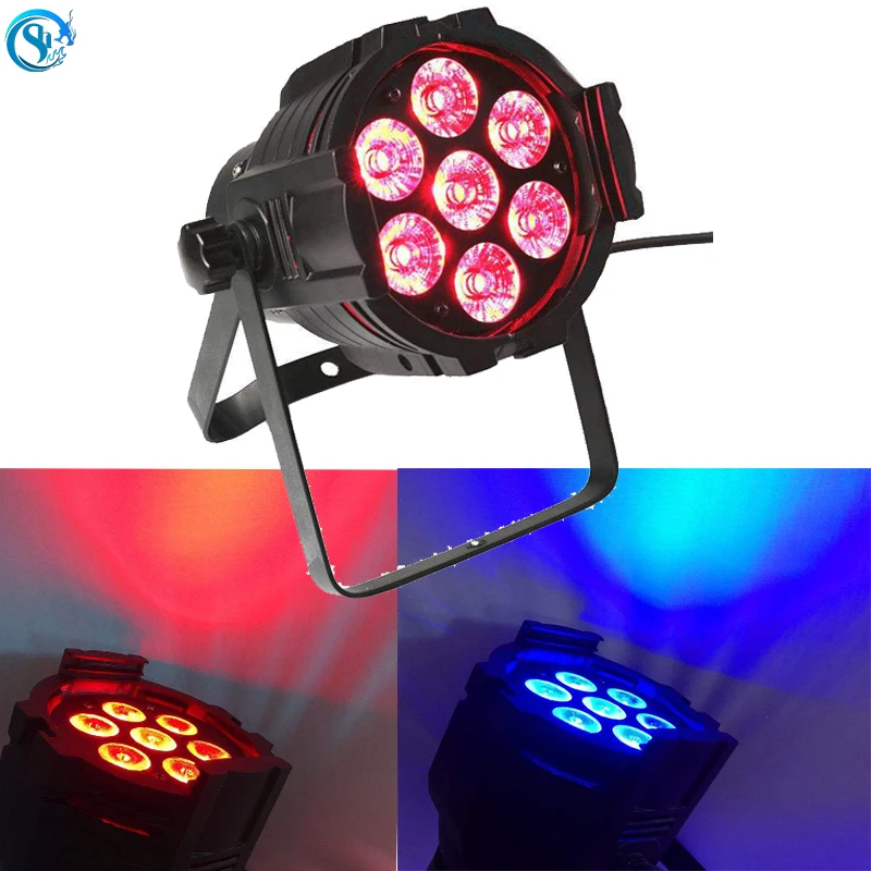 

7*10W RGBW 4in1 Indoor Full Color Led Stage Par Light By DMX Control for DJ Club Disco Party Wedding Event