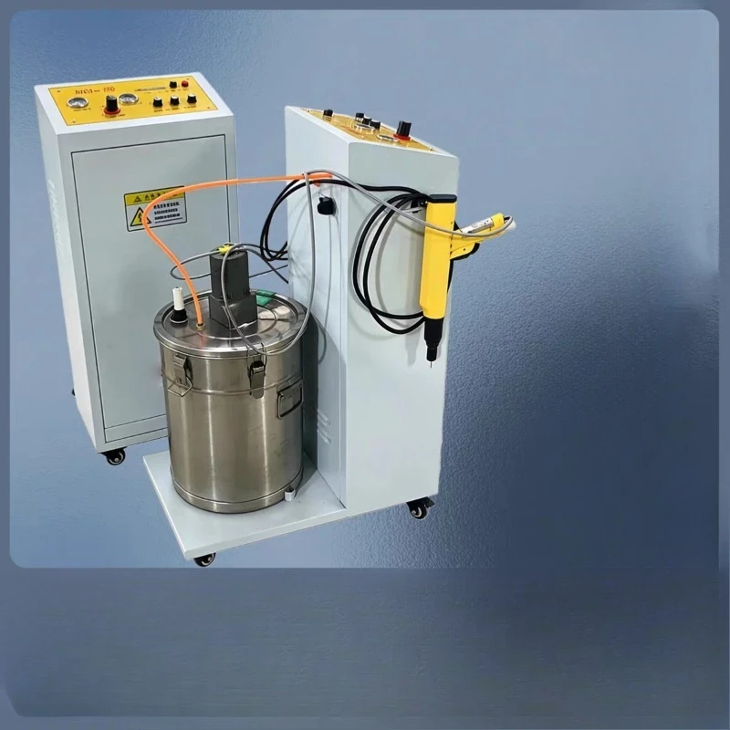 Large fleece spraying machine High speed automatic fleece spraying electrostatic flocking machine
