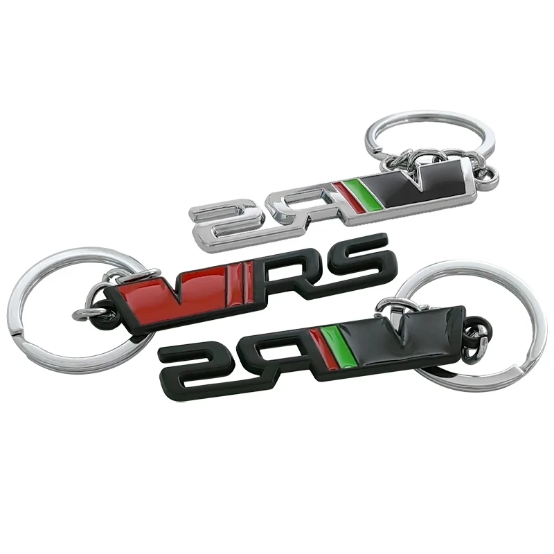 Women Men Metal RS Keyring VRS Car Keychain VRS Keychain Accessories