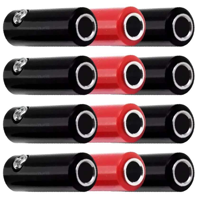 

Female Plug Jack Socket Brass 4mm Banana Speaker Test Connector Adapter