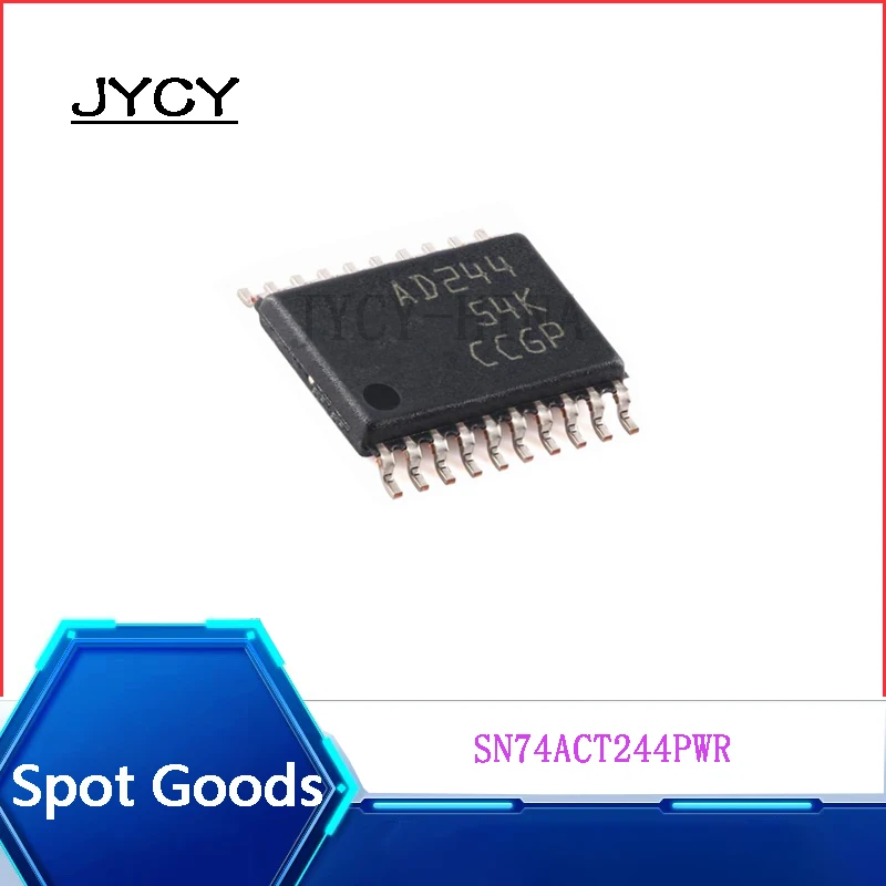 10PCS/lote SN74ACT244PWR  NEW  SN74ACT244   AD244 TSSOP-20 tri-state output octal buffer/driver chip
