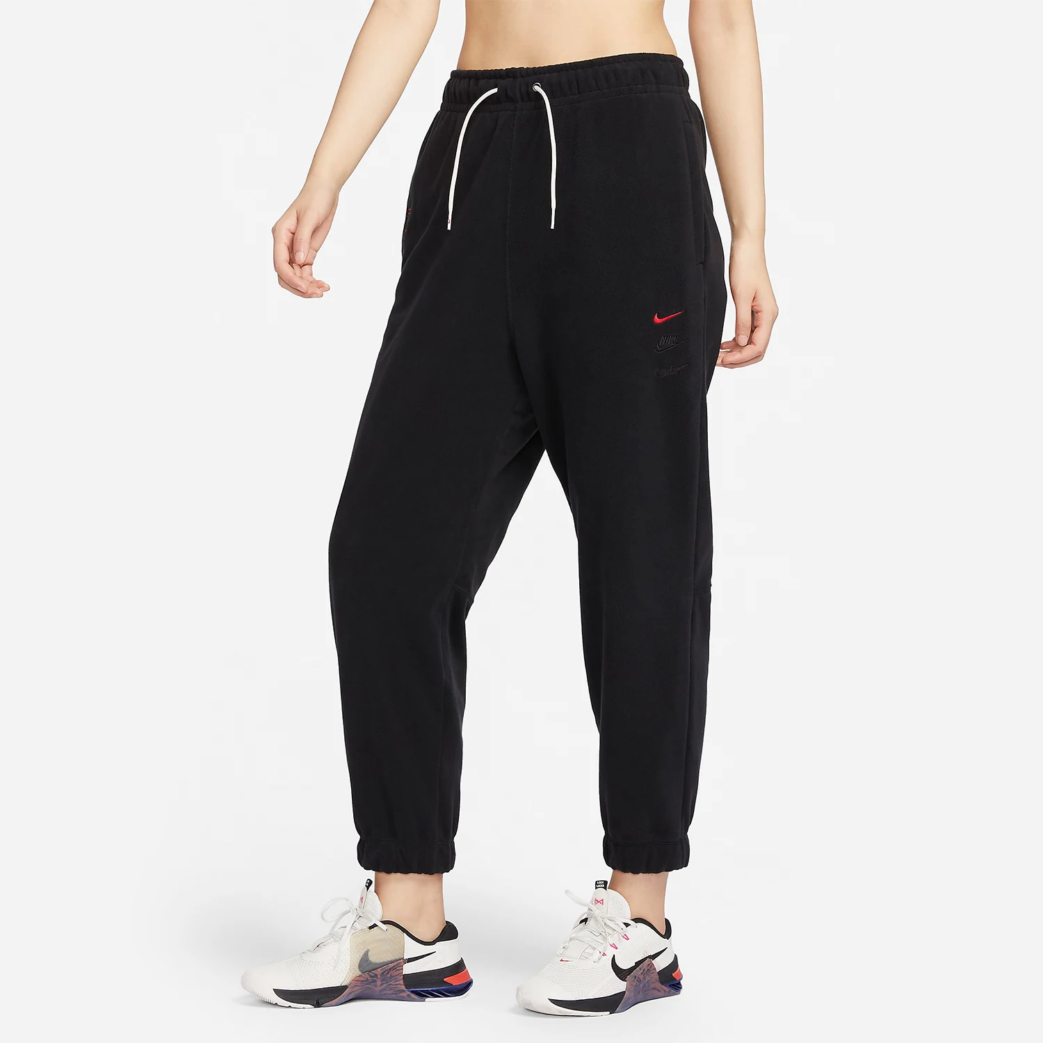 

Nike genuine 2024 New Women's Loose Polartec Warm Pants FZ6388-010