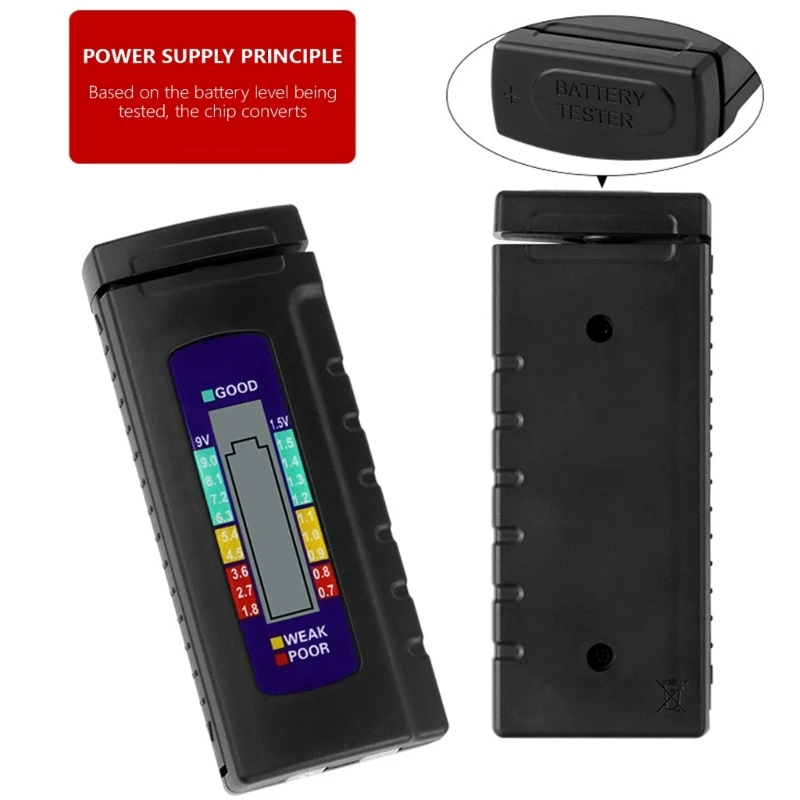 Tester capacità della batteria ad precisione per celle AA, portatile, domestico per uso professionale