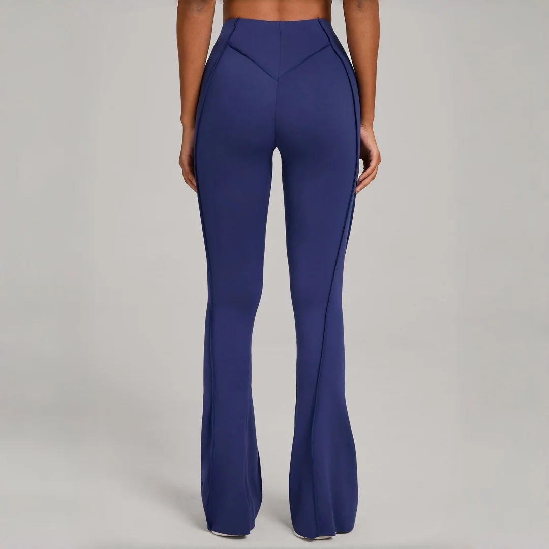 

Женские брюки для йоги с широкими штанинами и подтяжкой бедер, узкие расклешенные брюки с высокой талией, повседневные брюки для танцев, бега, тренировок в тренажерном зале, йоги