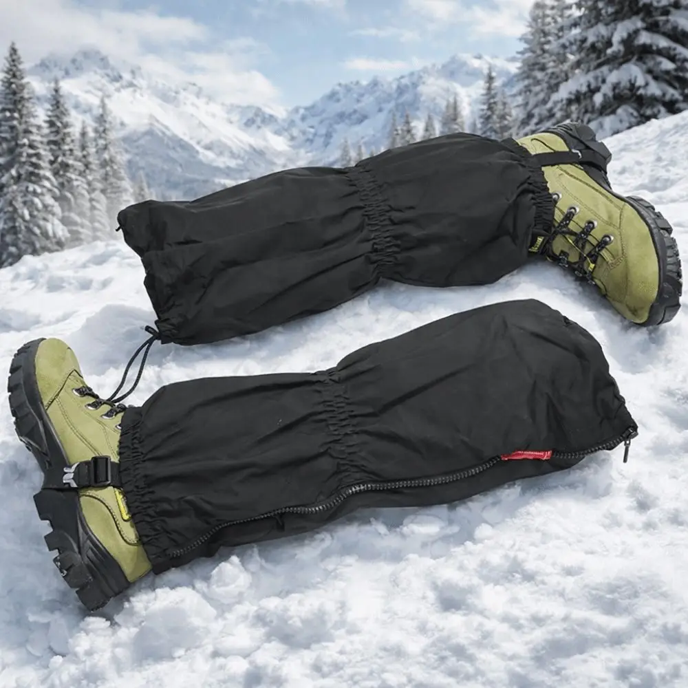 Winter Waterproof Leg Gaiters Anti-Sand Windproof Trekking Boots Covers Anti-Snow Leg Warmers Climbing