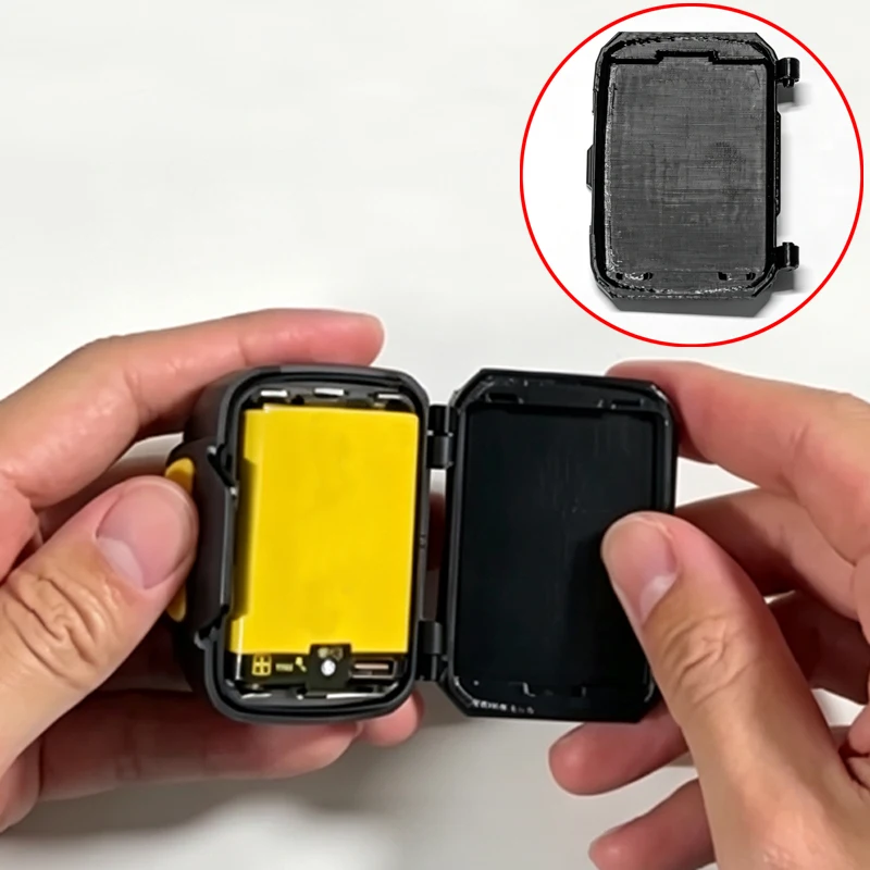Battery Cover Latch 3D Printed Buckle Secure Connection Dustproof Replacement Accessory for NITECORE UT27 Trail Running Headlamp