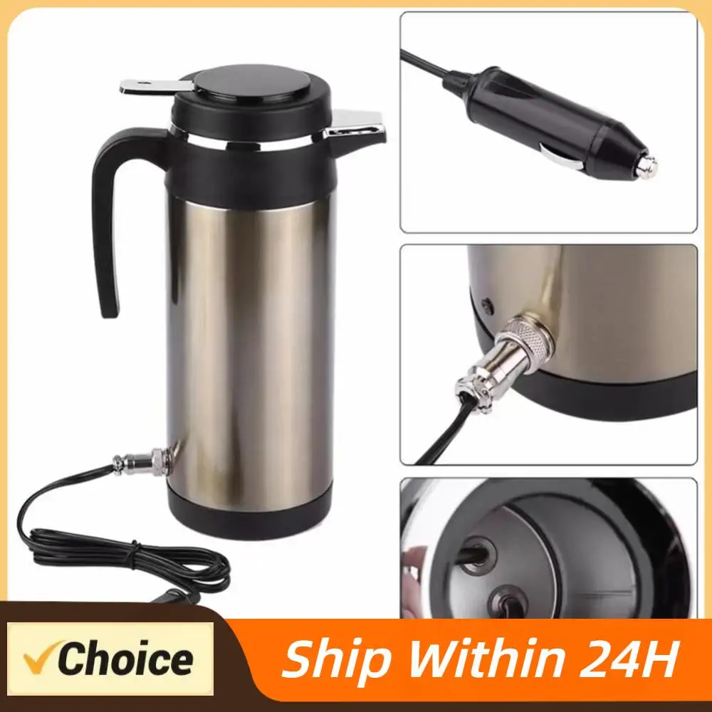 

Дорожный электрический чайник 1200 мл, автомобильный, портативный, 120/240 Вт, 12/24 В, с автоотключением, быстрое кипячение, для путешествий и дома