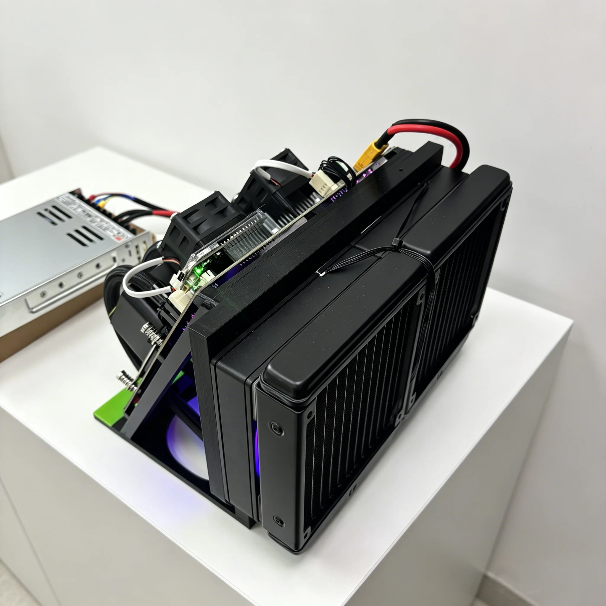 NerdOCTaxe Hydro Rev3.1 13.8Th/s 230W 8*BM1370 ASIC Chips Bitcoin Miner BTC Solo Miners Bitcoin Silent Mining Lottery Machine