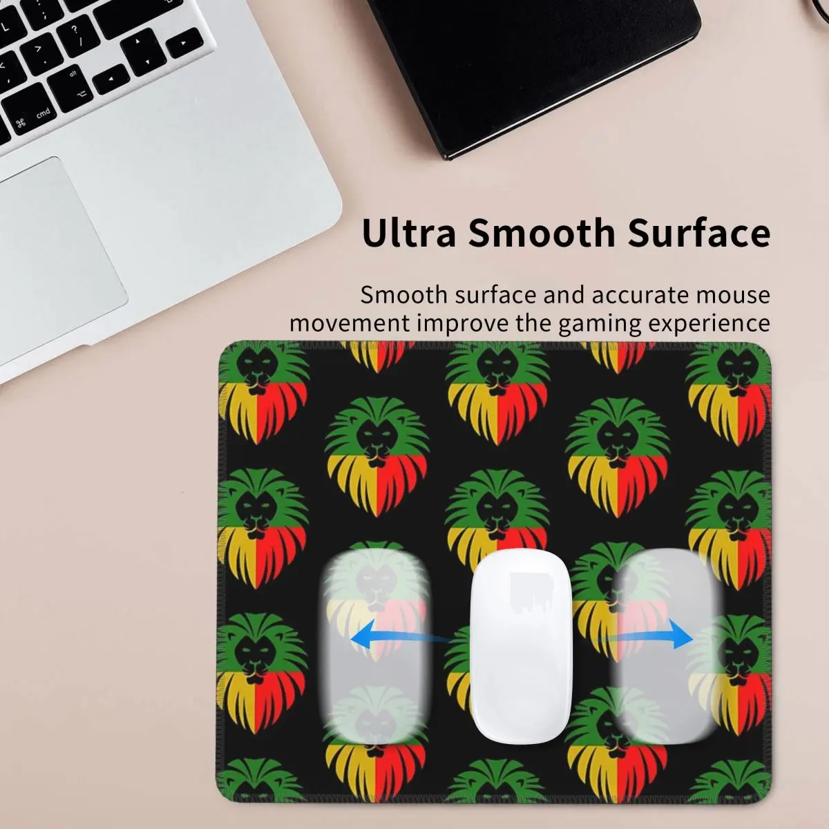 Multi-size Mouse Pad Rasta Lion Stripe Gamer PC Laptop Mats Keyboard Carpet Computer Gaming Office Accessories Desk Mat