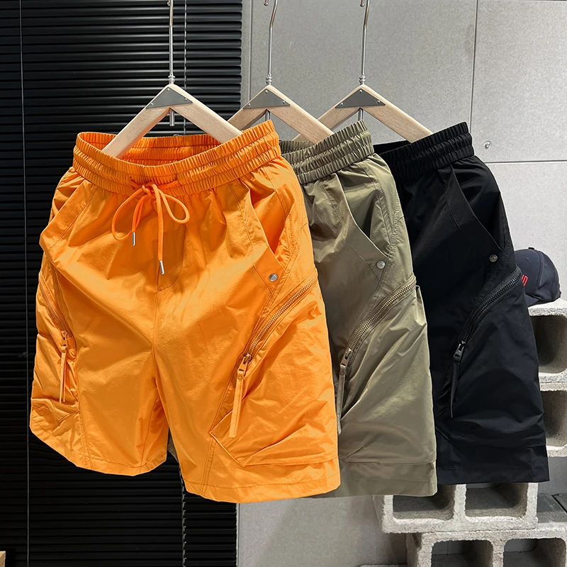 

American Streetwear Functional orts Men's Summer New Trendy Brand High Street Casual Loose Four-Way Pants Workwear Sle