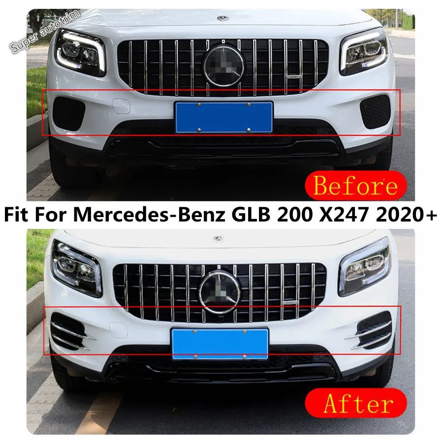 

Blade Wind Knife Refit Lamps Cover Trim Fit For Mercedes-Benz GLB 200 X247 2020 - 2022 Car Exterior Accessories Decoration Parts